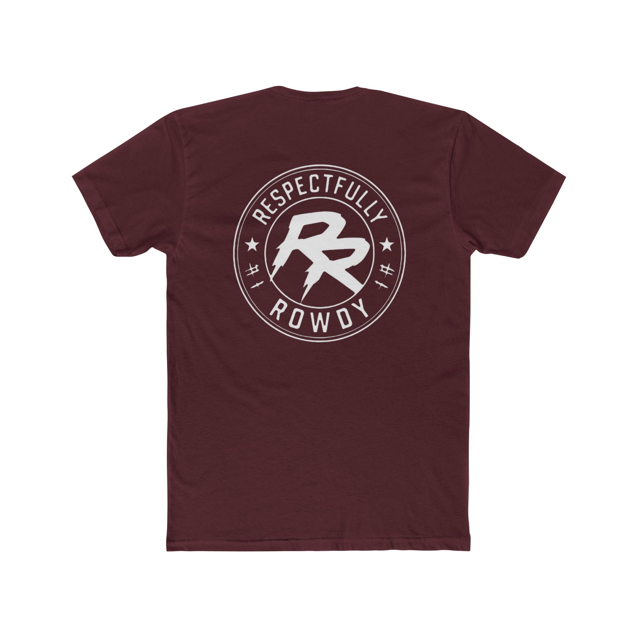 Respectfully Rowdy™ T-Shirt — Logo Chest & Back Graphic Tee