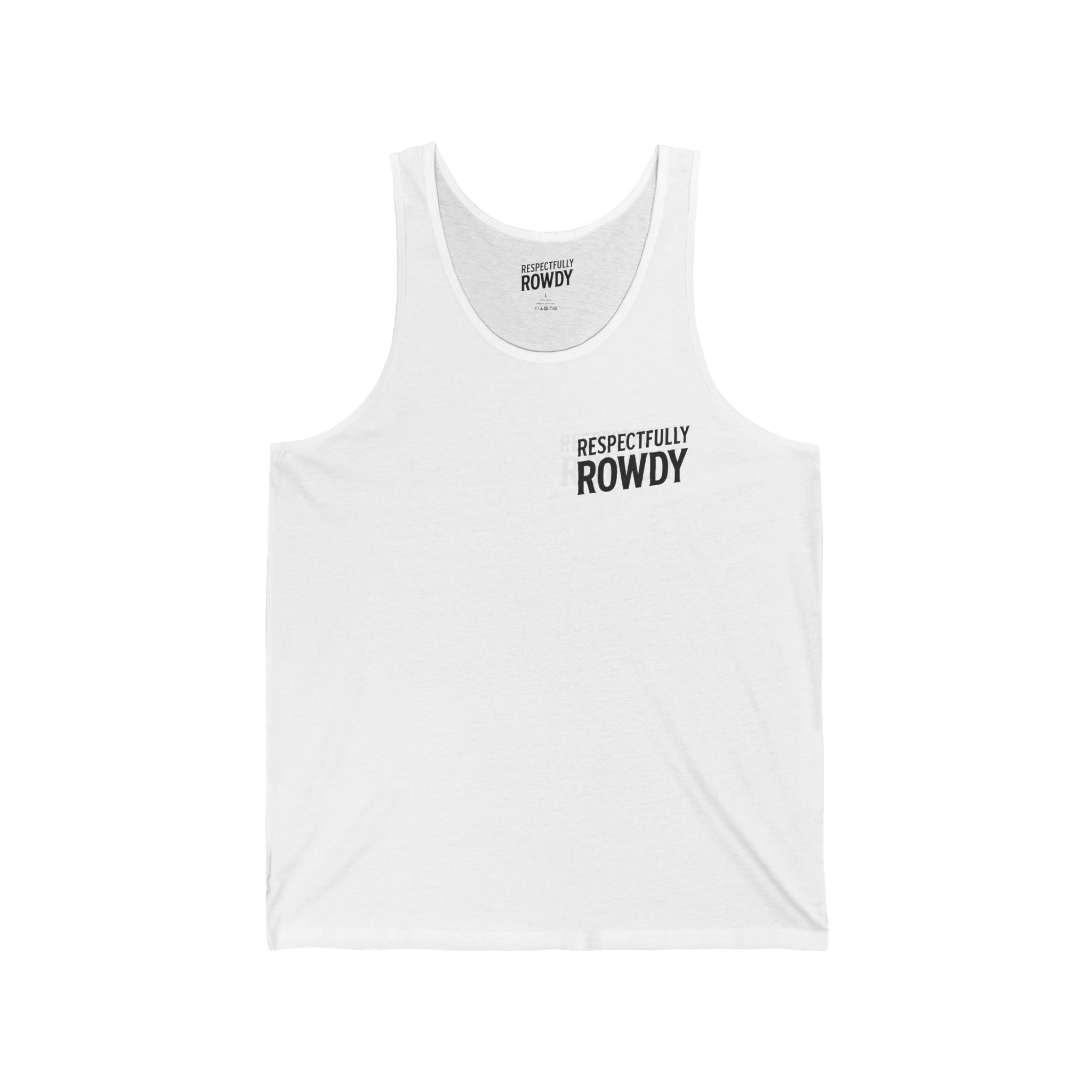 Respectfully Rowdy™  Tank Top — Logo Graphic Muscle Shirt